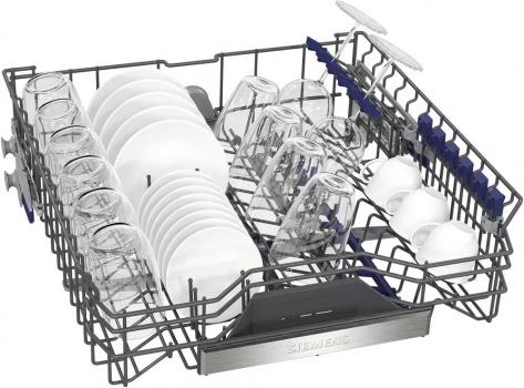 Siemens SX95EX12CE iQ500 Vollintegrierter XXL Geschirrspüler, 60 cm breit, 14 Maßgedecke, varioScharnier, varioSpeed Plus, glassZone, rackMatic, aquaStop, HomeConnect, weiß