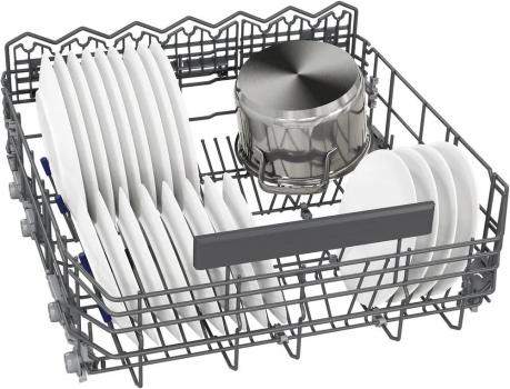 Siemens SX95EX12CE iQ500 Vollintegrierter XXL Geschirrspüler, 60 cm breit, 14 Maßgedecke, varioScharnier, varioSpeed Plus, glassZone, rackMatic, aquaStop, HomeConnect, weiß