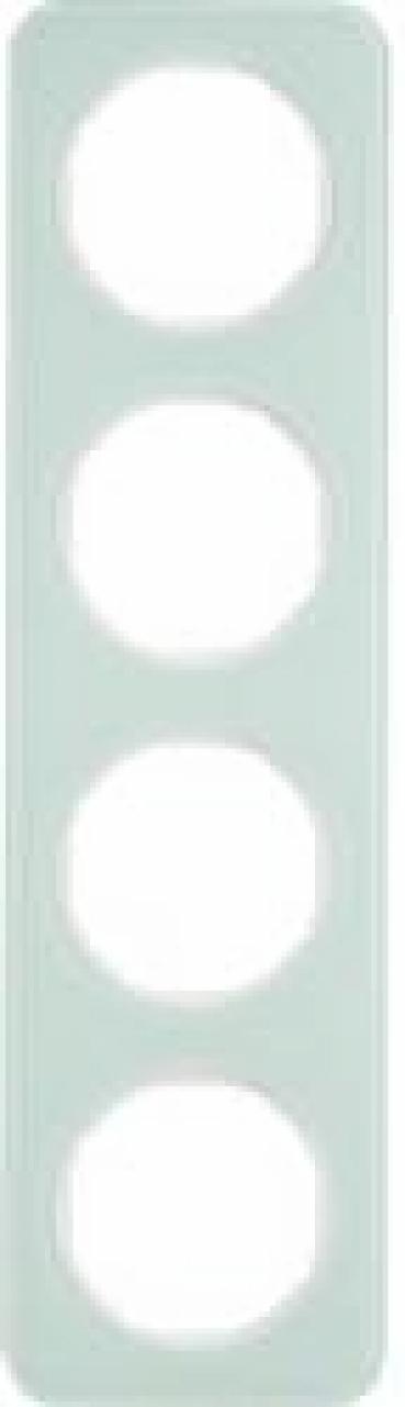ARDEBO.de Berker 10142109 Rahmen, 4fach, R.1, Glas, polarweiß