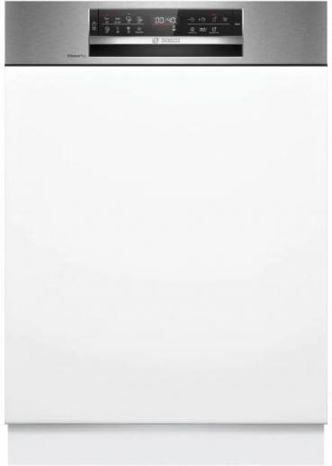 ARDEBO.de Bosch SMI6ECS12E Serie 6 Teilintegrierter Geschirrspüler, 60 cm breit, 14 Maßgedecke, AquaStop, Vario Schublade, Eco Silence Drive, AquaSensor, HomeConnect, Gebürsteter Stahl