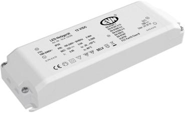 ARDEBO.de EVN SLK-Serie Netzgerät 12V/DC, 0,1-36W, IP20, Primär: 100-240V (SLK12036)