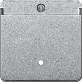 ARDEBO.de Merten Card-Schalter, System M, Thermoplast, Aluminium matt (315460)