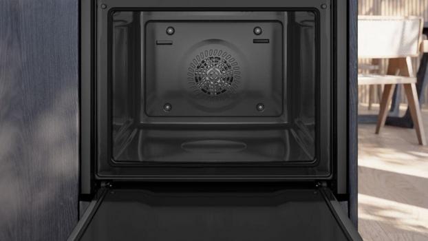 Siemens HB578HBS7 iQ500 A+ Einbau-Backofen, 60 cm breit, 71L, Pyrolyse, ActiveClean, cookControl30, Home Connect, Backwagen, edelstahl