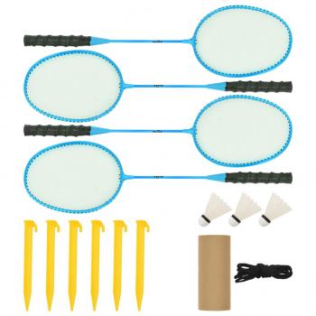 Badminton-Netz Gelb und Schwarz 600x155 cm PE-Gewebe