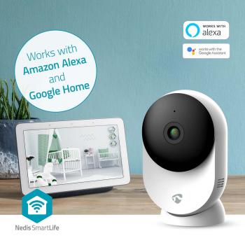 SmartLife Innenkamera | Wi-Fi | 3MP Full HD 1296p | Cloud Storage (optional) / microSD (not enthalten) / Onvif | mit Bewegungssensor | Nachtsicht | Weiss