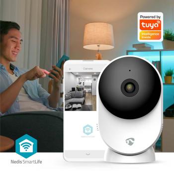 SmartLife Innenkamera | Wi-Fi | 3MP Full HD 1296p | Cloud Storage (optional) / microSD (not enthalten) / Onvif | mit Bewegungssensor | Nachtsicht | Weiss