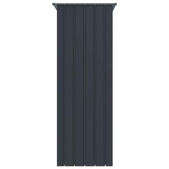 Voliere Anthrazit 215x78x200 cm Verzinkter Stahl