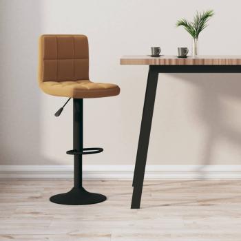 ARDEBO.de - Barhocker Braun Samt