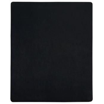 Spannbettlaken Jersey Schwarz 90x200 cm Baumwolle