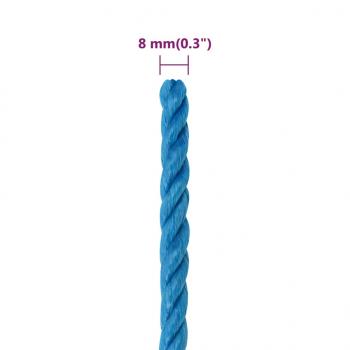 Arbeitsseil Blau 8 mm 250 m Polypropylen