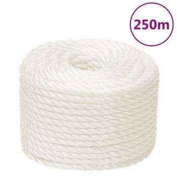 ARDEBO.de - Arbeitsseil Weiß 16 mm 250 m Polypropylen