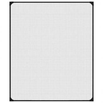 Magnet-Insektenschutz für Fenster Anthrazit 100x120 cm