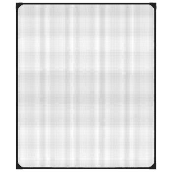 Magnet-Insektenschutz für Fenster Anthrazit 100x120 cm