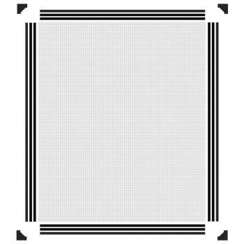 Magnet-Insektenschutz für Fenster Anthrazit 100x120 cm