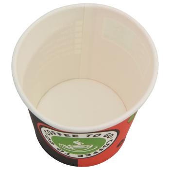 1000 Stk. Einweg-Kaffeebecher Pappe 120 ml (4 oz)