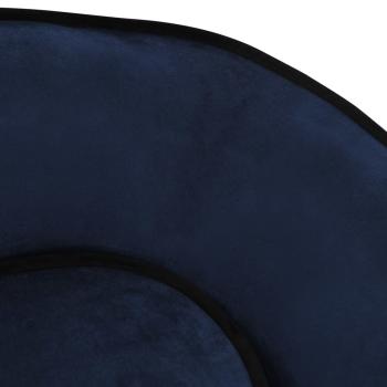 Hundesofa Blau 67x47x36 cm Plüsch