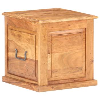 Truhe 40x40x40 cm Akazie Massivholz