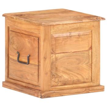 Truhe 40x40x40 cm Akazie Massivholz