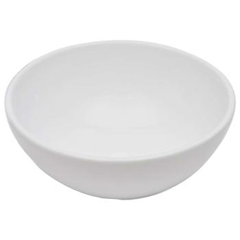 2-tlg. Badmöbel-Set Keramik Weiß