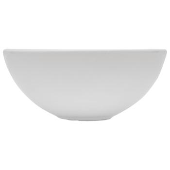 2-tlg. Badmöbel-Set Keramik Weiß