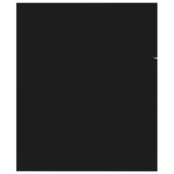 Badmöbel-Set Schwarz Holzwerkstoff