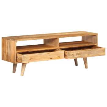 TV-Schrank 140x30x41 cm Massivholz Mango