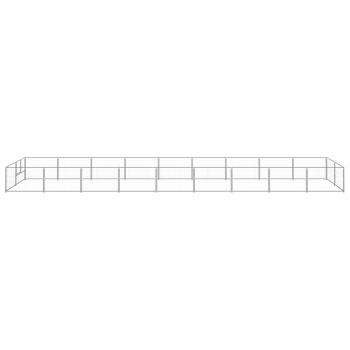 Hundezwinger Silbern 18 m² Stahl