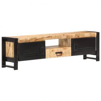 ARDEBO.de - TV-Schrank 140x30x40 cm Raues Mangoholz
