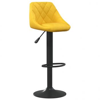 ARDEBO.de - Barhocker Senfgelb Samt