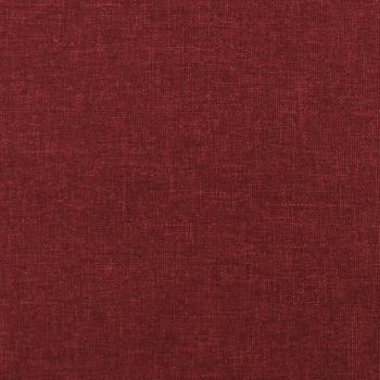 Massagesessel Elektrisch Weinrot Stoff
