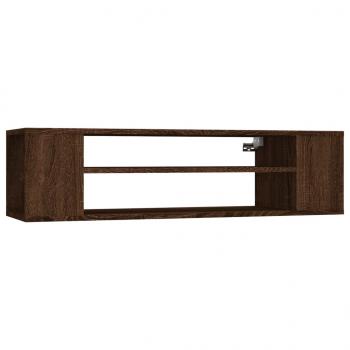 TV-Wandschrank Braun Eichen-Optik 100x30x26,5 cm Holzwerkstoff