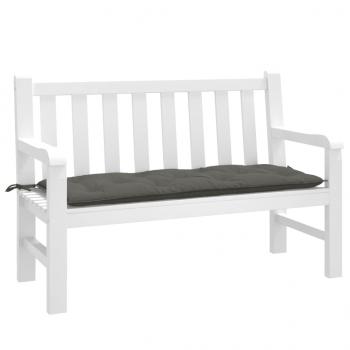 ARDEBO.de - Gartenbank-Auflage Melange Dunkelgrau 120x50x7 cm Stoff