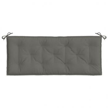 Gartenbank-Auflage Melange Dunkelgrau 120x50x7 cm Stoff