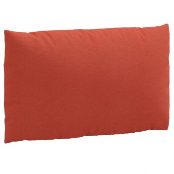 Palettenkissen 2-tlg. Melange Rot Stoff