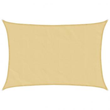 Sonnensegel Sandfarbe 2,5x2 m 100% Polyester Oxford