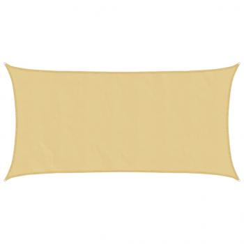 Sonnensegel Sandfarbe 6x3 m 100% Polyester Oxford