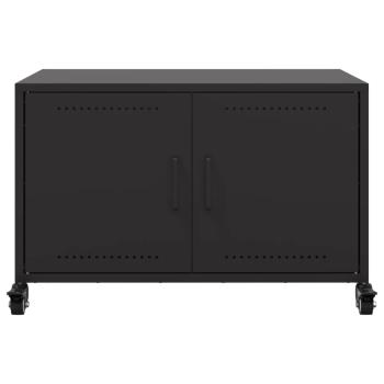 TV-Schrank Schwarz 68x39x43,5 cm Stahl