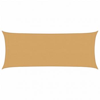 Sonnensegel 160 g/m² Rechteckig Sandfarben 2x5 m HDPE