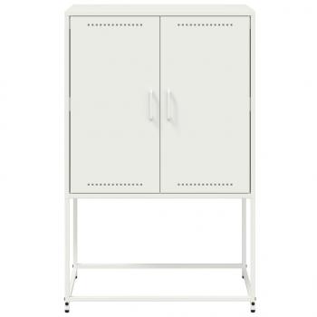 TV-Schrank Weiß 68x39x60,5 cm Stahl