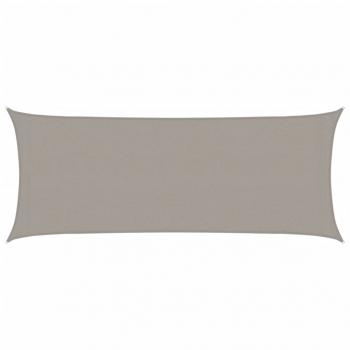 Sonnensegel 160 g/m² Rechteckig Hellgrau 2x4,5 m HDPE