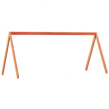 Hochbett mit Dach Wachsbraun 75x190 cm Massivholz Kiefer