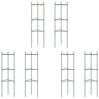 Tomatenkäfige 6 Stk. 116 cm Stahl und PP