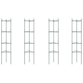 Tomatenkäfige 4 Stk. 154 cm Stahl und PP