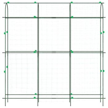 Pflanzennetze 2 Stk. U-Rahmen Stahl