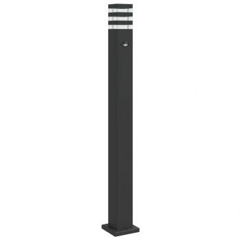 Wegeleuchte mit Bewegungsmelder Schwarz 110 cm Aluminium