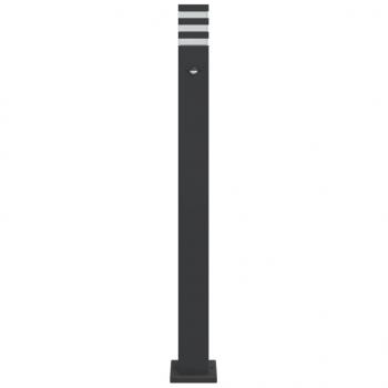 Wegeleuchte mit Bewegungsmelder Schwarz 110 cm Aluminium