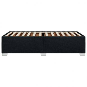 Bettgestell ohne Matratze Schwarz 100x200 cm Stoff