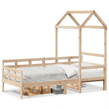 ARDEBO.de - Tagesbett mit Dach 90x190 cm Massivholz Kiefer