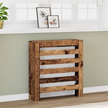 ARDEBO.de - Heizkörperverkleidung Altholz-Optik 78x20x82 cm Holzwerkstoff