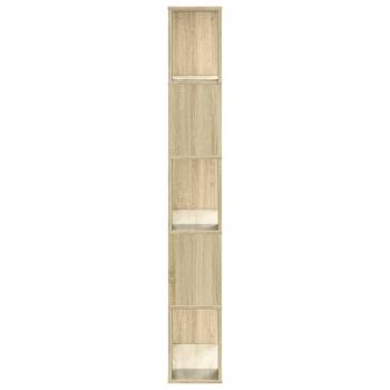 Bücherregal 5 Böden Sonoma-Eiche 80,5x23,5x162,5 Holzwerkstoff